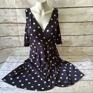 Women’s Size L Large Gilli Polka Dot Dress